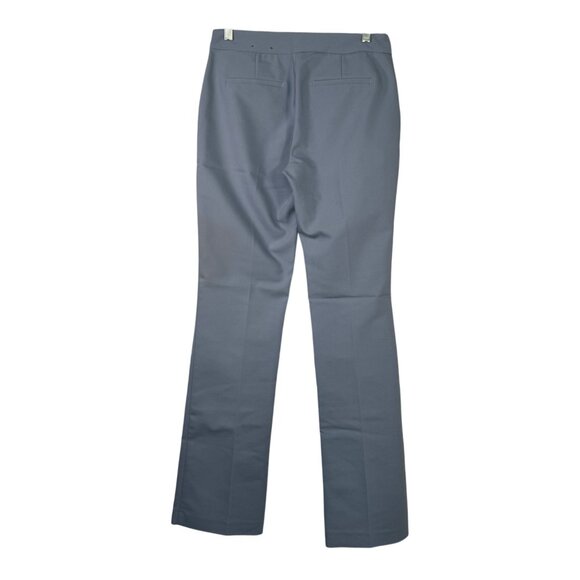 Express Womens Columnist Barely Boot Mid Rise Pants Size 2 Blue Polyester Blend - Picture 3 of 7